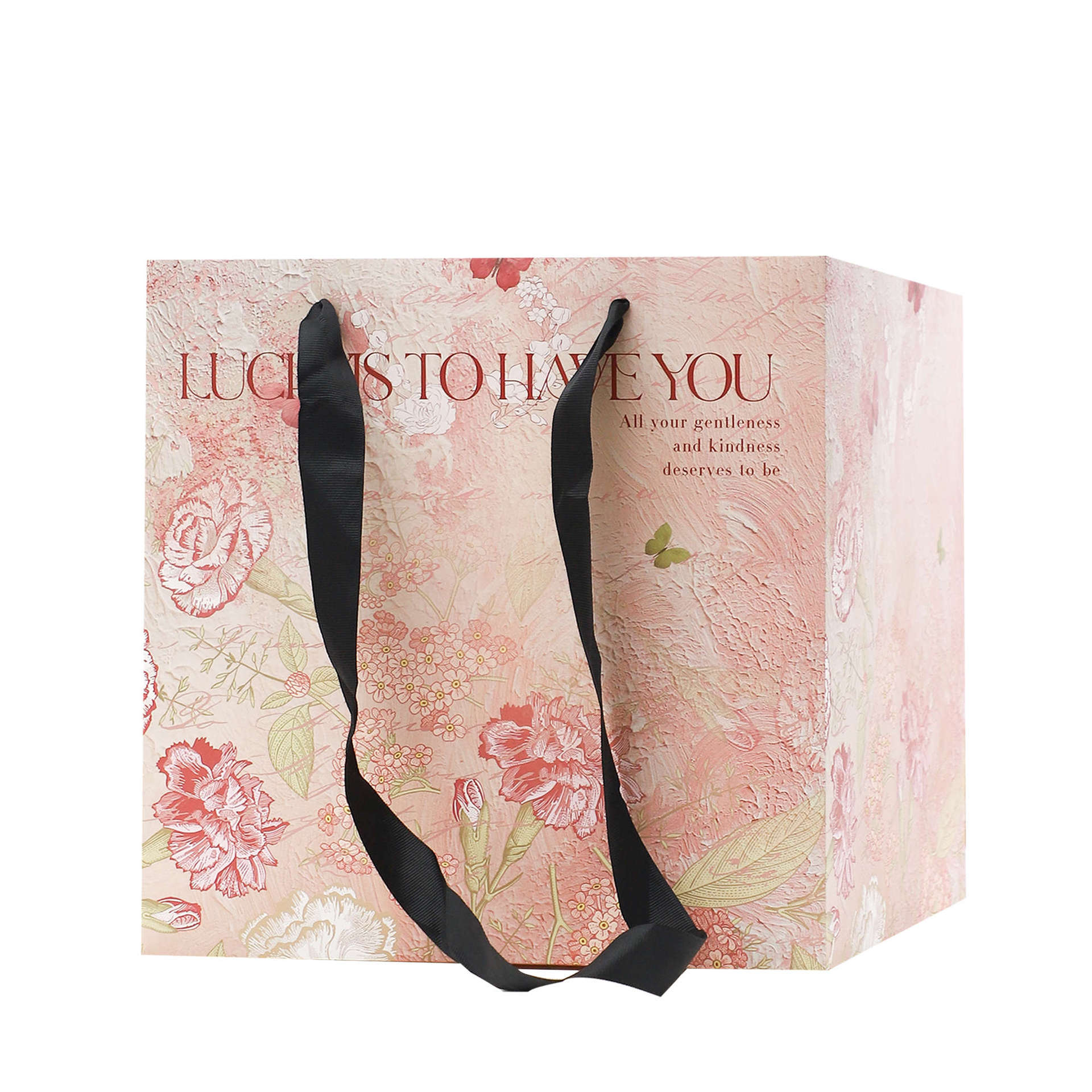 520 bolsas de paquete de flores bolsas de mano arreglos de flores materiales de flores al por mayor bolsas de regalo cuadradas retro al por mayor