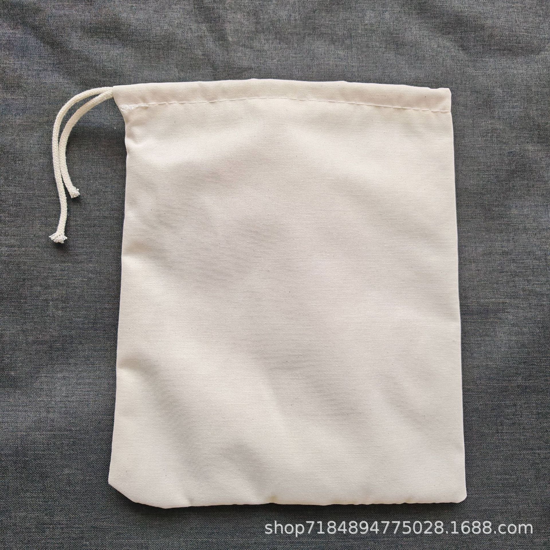 加厚纯棉样品袋地质袋束口矿石采样袋耐磨