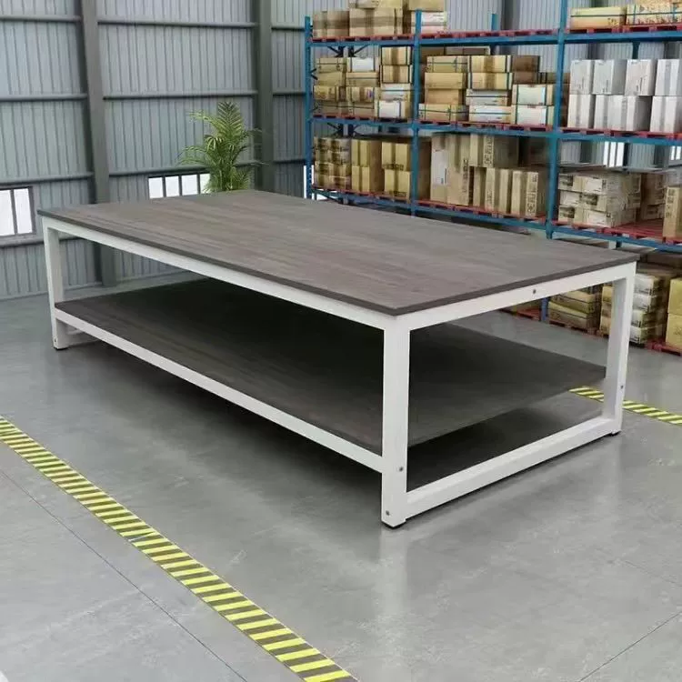 Рабочий стол двухслойный экспресс-упаковочный стол упаковочный стол сборочная линия операционный стол мастерская заводской сборочный рабочий стол утолщенный