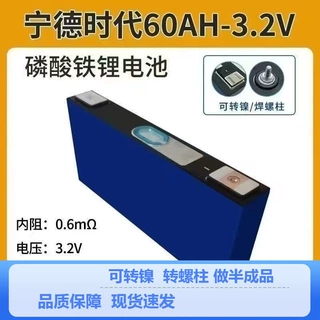 全新宁德60ah铁锂高倍率电芯5C放电3.2V动力二三轮车组装储能设备