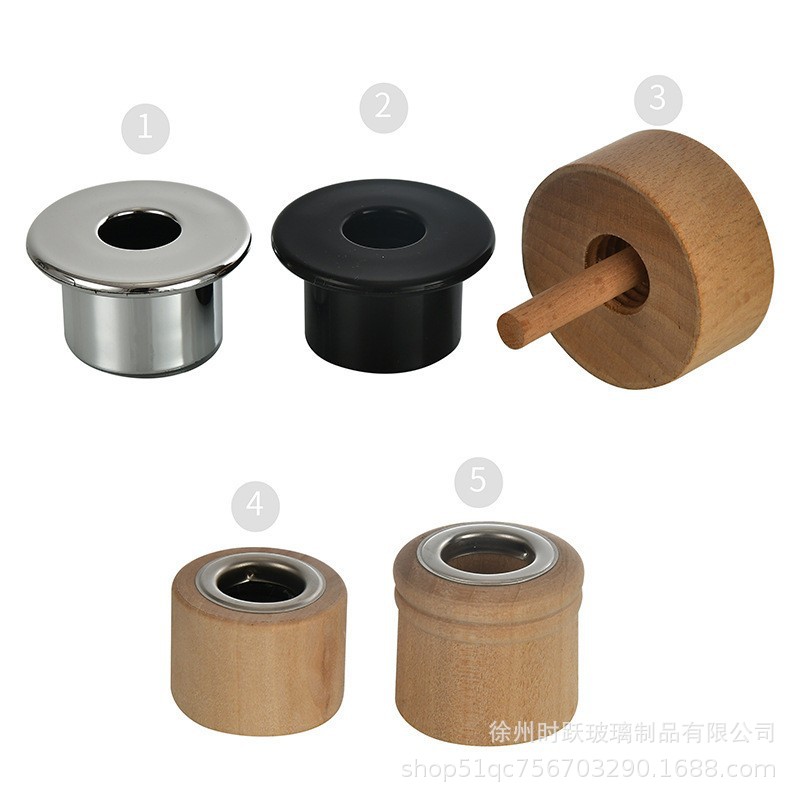 Botella de aromaterapia sin fuego, botella vacía, botella pequeña de vidrio cilíndrico, jarrón seco de ratán, decoración de dormitorio de inodoro, botella de fragancia de perfume