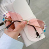 Fashionable sunglasses, sun protection cream, suitable for import, new collection, UF-protection