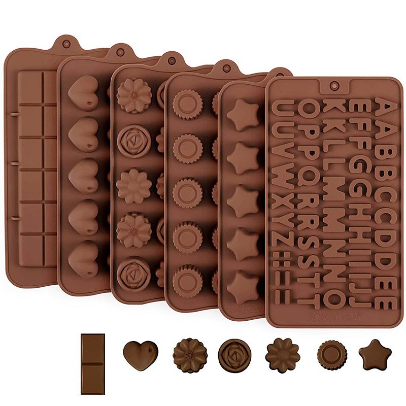 Molde de silicona en forma de tulipán para chocolate, gomitas, fondant, caramelos blandos, herramienta para hornear pasteles de chocolate de Dubái