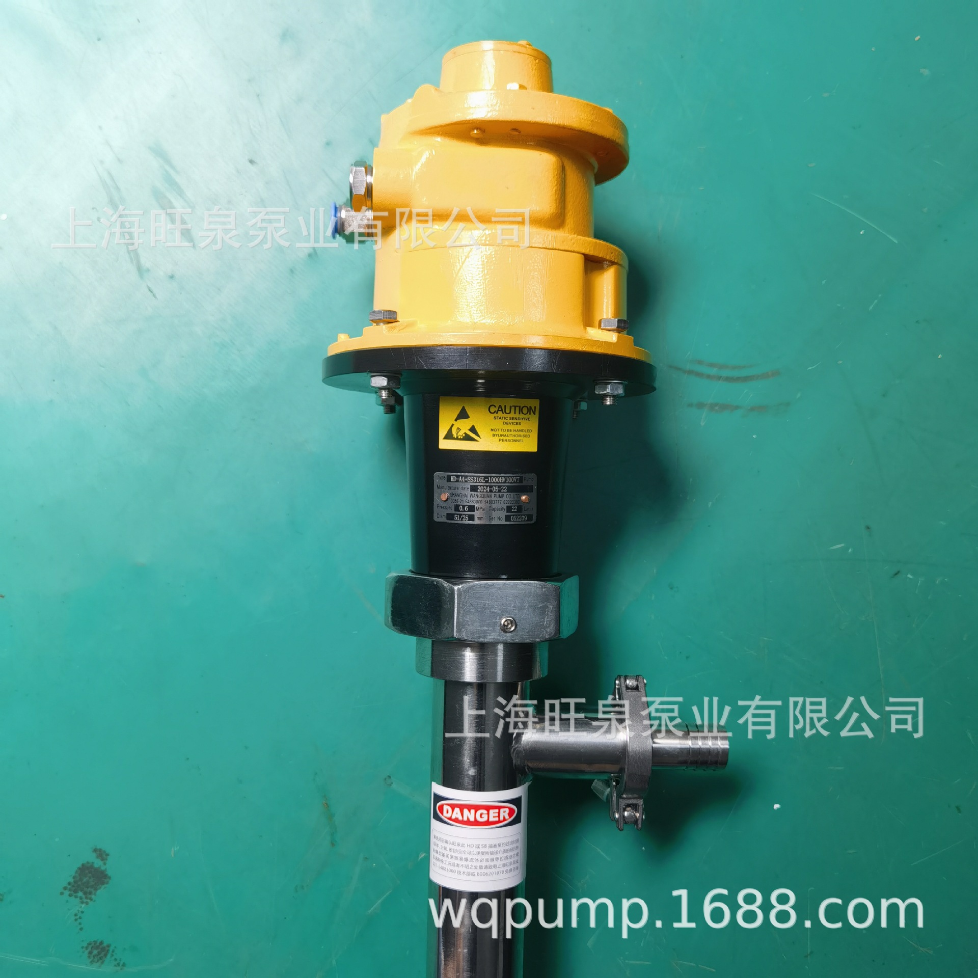 �Ϻ���ȪHD-A6+SS316L-500HV500NBR��ճ�������ݸ˱á�A8����Ͱ��