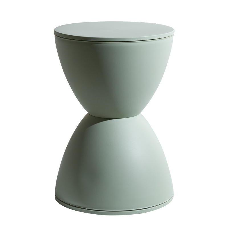 Príncipe taburete nórdico de plástico redondo taburete de moda simple taburete bajo simple moderno adulto zapatos de Casa cambiando taburete de comedor para niños