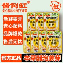 酱倒缸全网分销淄博特色本草醋泡姜芽小袋爽口下饭菜泡菜75g袋装
