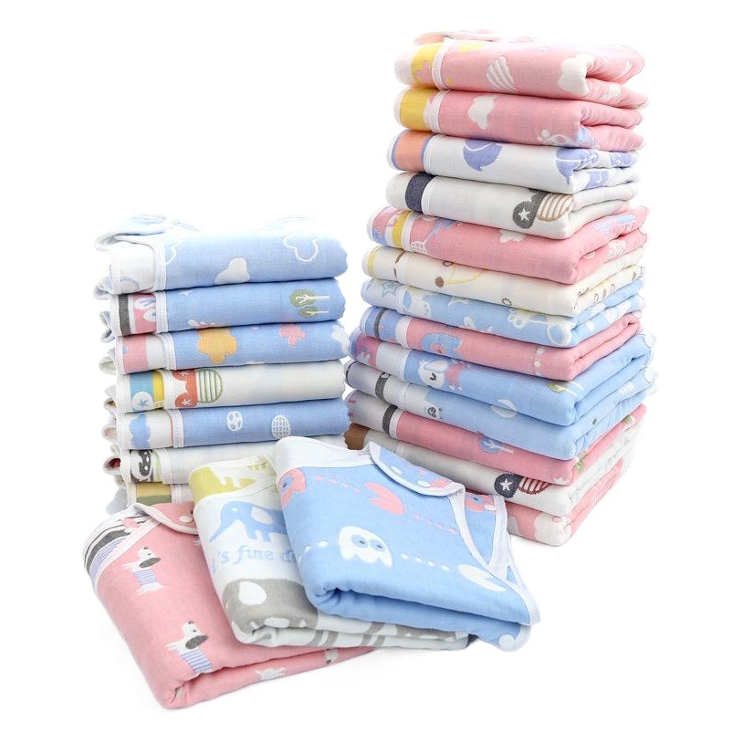 Sleeping Bag Pure Cotton Six-Layer Gauze Kidsren's Baby Anti-Kick Vest Style Spring, Autumn and Summer Thin Air-Conditioned Room to Prevent Colds