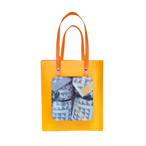 Wholesale cotton towel gift set pure cotton face towel adult water-absorbent gift Locke style custom advertisement logo manufacturer