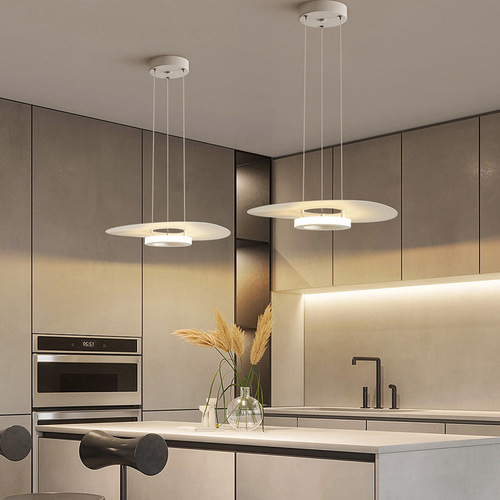 Restaurant Chandelier  New Modern Simple Creative Minimalist Dining Room Table Bar Home LED Restaurant Lamps