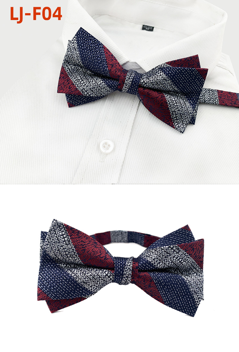30g Weight Lavalier Classification Factory In Stock Supply Men's Bow Tie Korean Fashion Wedding Bridegroom Bow Suit Banquet Bow Tie