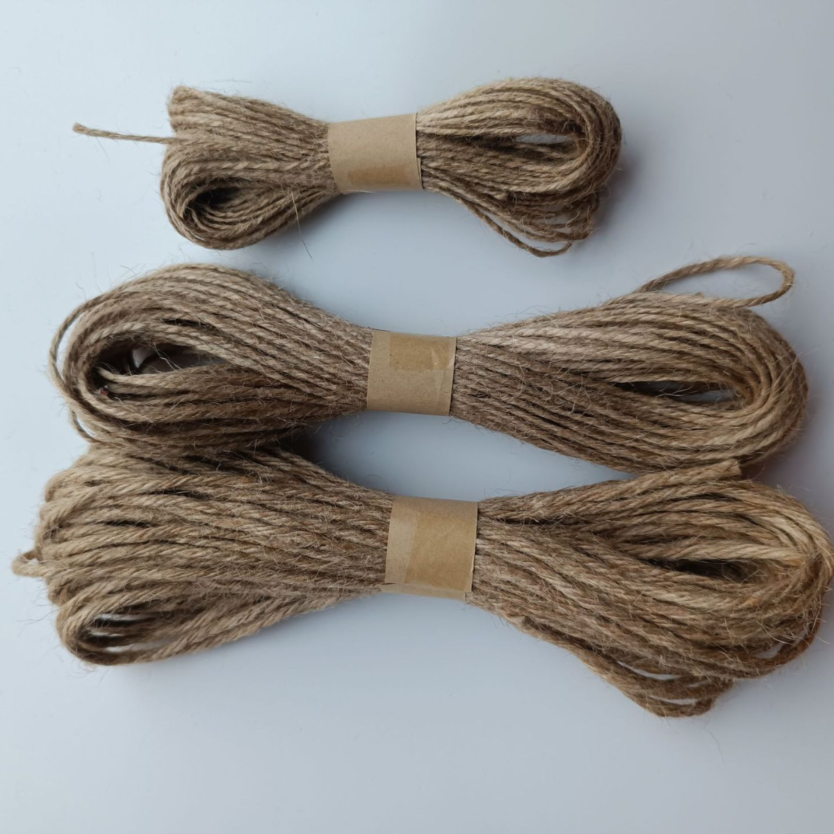 黄麻绳1 1.5 2 3 4mm 20米编织装饰捆绑Temu手工细麻线吊牌s352