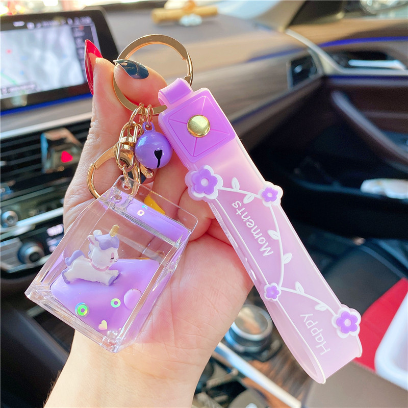インターネット有名人かわいい馬 Xiaochi 虹馬ユニコーンキーホルダーカップルバッグペンダント車のキーチェーンギフト卸売|undefined