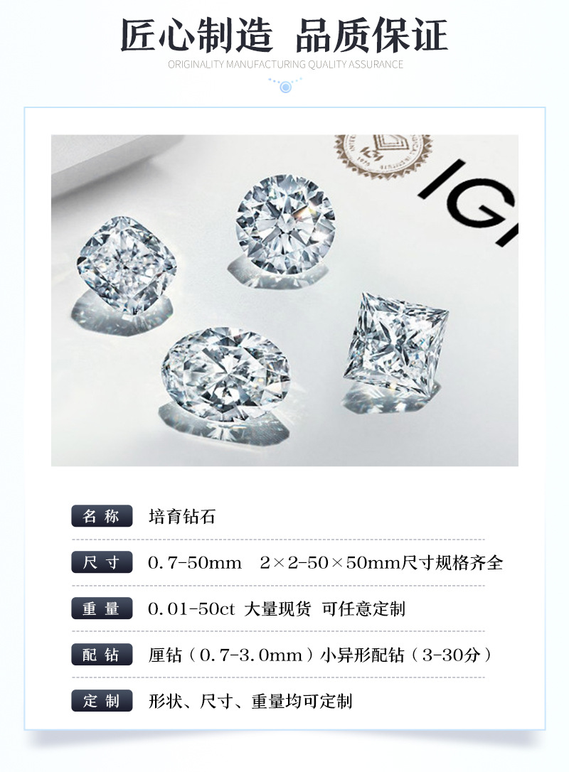 培育钻石商品简介