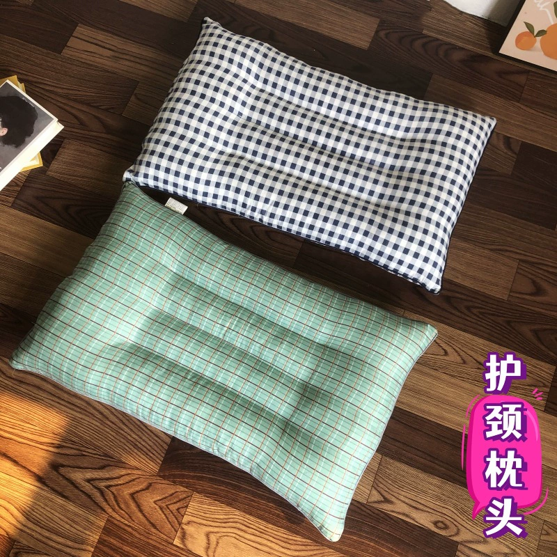 Оптовая продажа общежитие подушки шейного отдела позвоночника губка шелковая хлопковая подушка