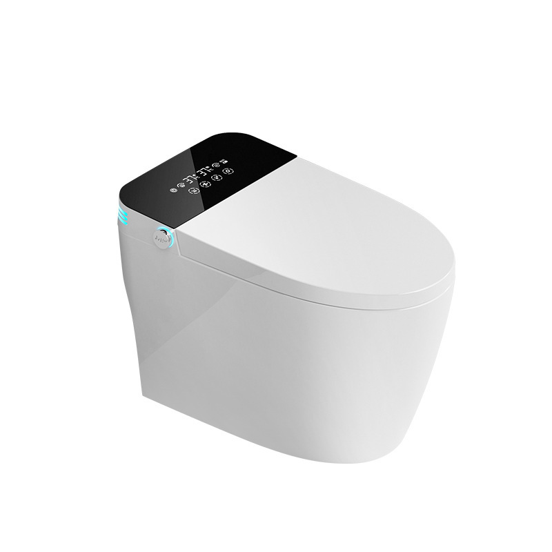 inodoro inteligente de baños de Chaozhou ligero inteligente integral sifon totalmente automático tipo de calentamiento instantáneo con tanque de agua sin restricción de presión de agua
