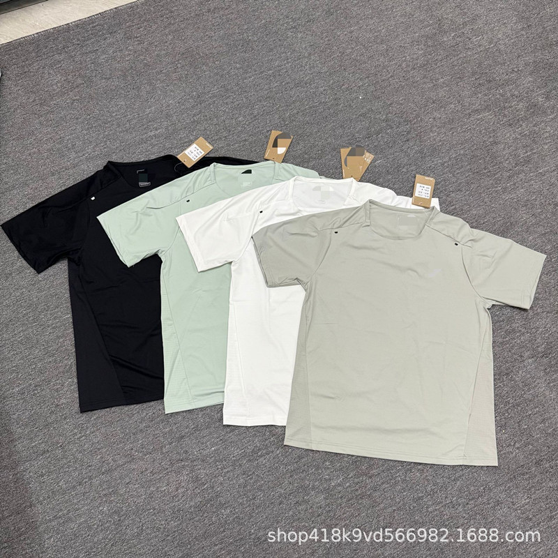 Cross-Border Sports Brand Ice Silk Quick-Drying Short-Sleeved T-Shirt for Men in Summer, Breathable, Loose, Fitness and Casual Round-Neck Top Cross-Border Sports Brand Ice Silk Quick-Drying Short-Sleeved T-Shirt for Men in Summer, Breathable, Loose, Fitness and Casual Round-Neck Top
