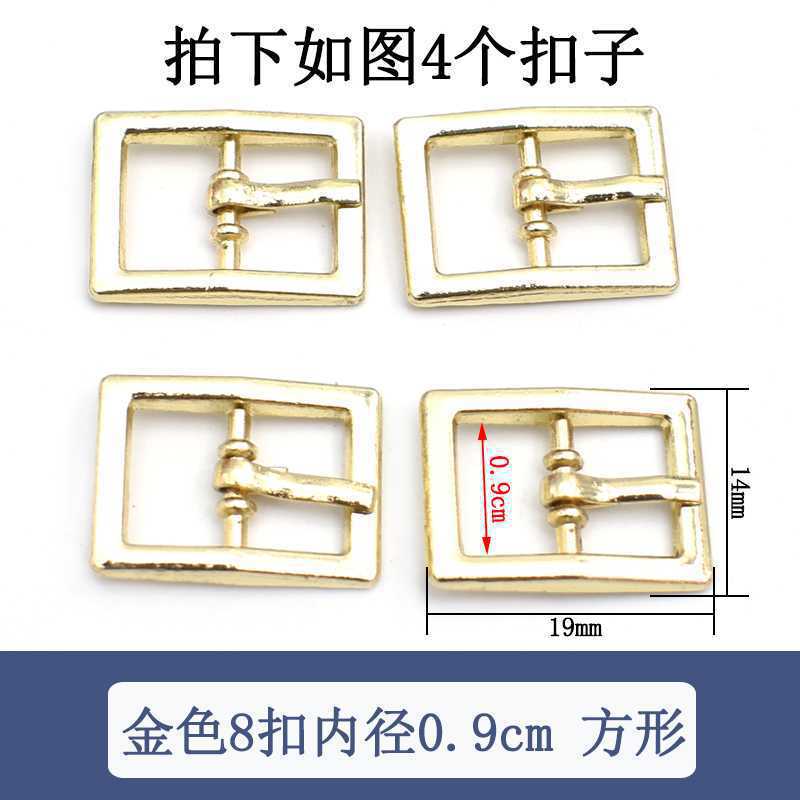 Accesorios de hardware de tacón alto hebilla de zapato de metal sandalias de mujer 8 piezas 9 zapatos redondos hebilla de cordón de botón en forma japonesa otro hogar