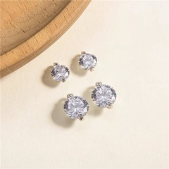 スターリングシルバーマーメイドティアネックレスペンダントアクセサリー透明目に見えない釣り糸鎖骨ネックレスダイヤモンド DIY ベースジルコン