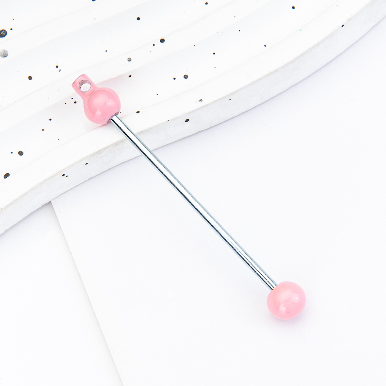 Creativo nuevo DiDi cuentas varilla color caramelo cuentas varilla llavero accesorios colgante metal cuentas varilla