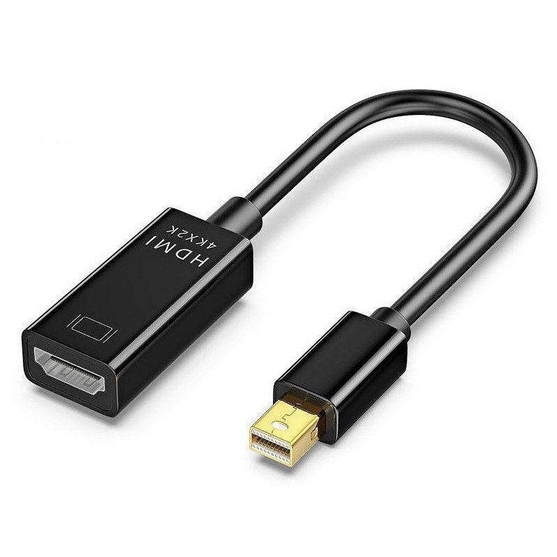 Minidp to HDMI Adapter Cable 2K*4K Laptop Thunderbolt to Tv Monitor 4K High Definition