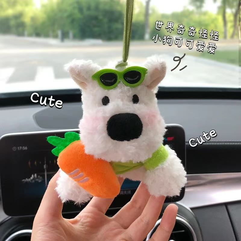 新商品の西高地のサングラスの子犬の公の子の包みはかばんを掛けて装飾します。|undefined