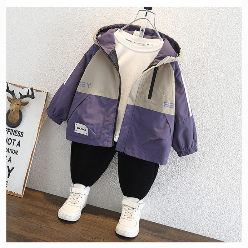 (Cross-border trading), men's jacket for boys, with embroidery 4