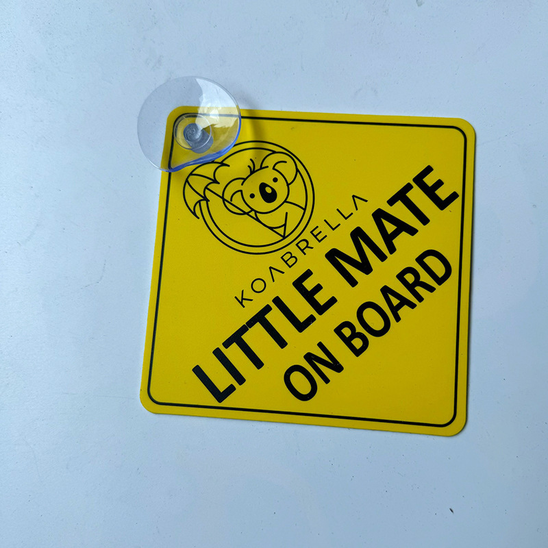 Fábrica impresa BABY ON BOARD Vipper auto pegatinas de advertencia amarilla comercio exterior bebé en el coche
