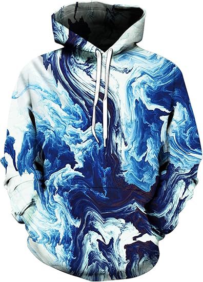 Primavera y otoño de los hombres, hombros anchos, mangas largas, cordón, bolsillo, suéter con capucha, 2024, venta caliente, color de contraste, impresión digital 3D