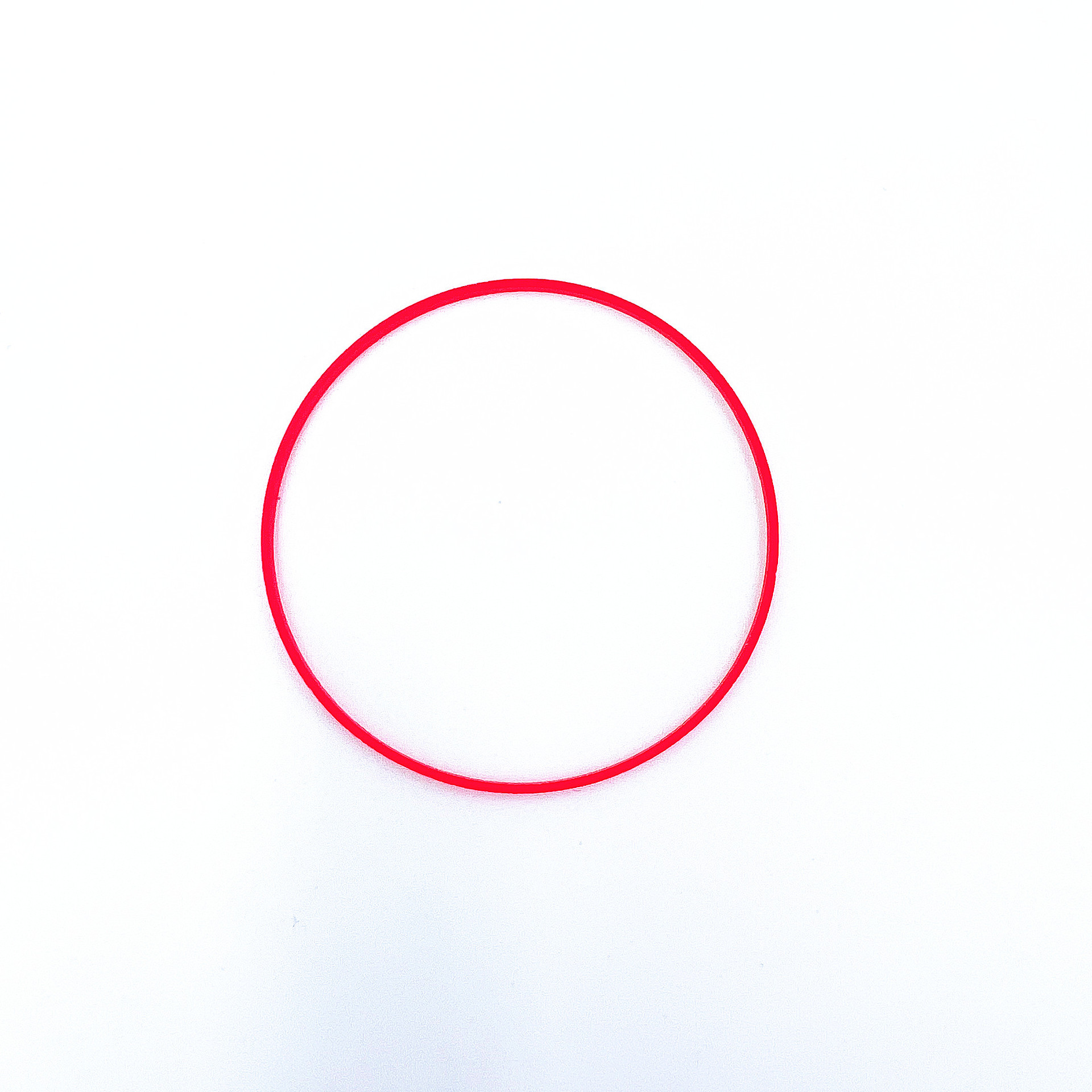 适配后盖防水圈红色表后盖手表密封圈0.9mm防尘后盖圈16-40mm