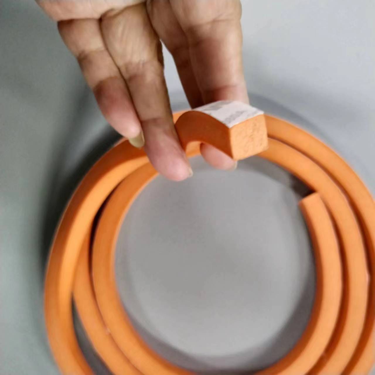 直销硅胶发泡密封条家用电器密封管道密封件密封效果好耐高低温