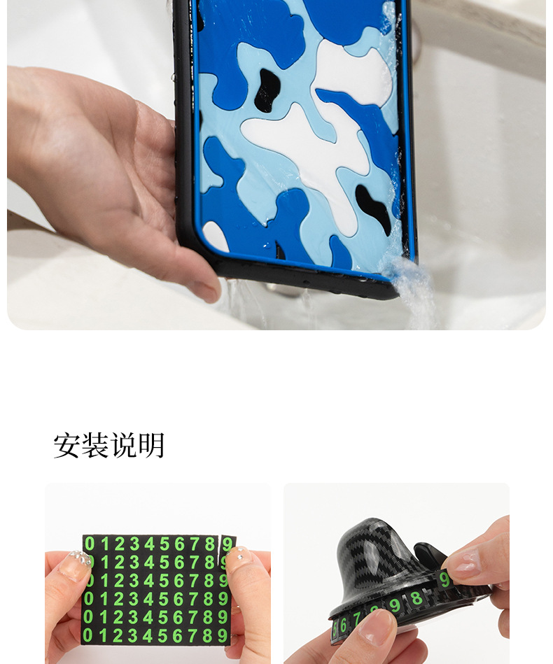 New Car Mobile Phone Holder Car Navigation Fixed Support Frame Car Dashboard Mobile Phone Holder Anti-Slip Mat