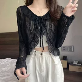蕾丝衫雪纺衫;女式T恤;女式打底衫