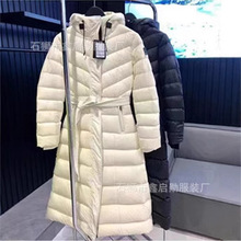 摩登系列汤唯同款长款过膝羽绒服迈凯冬季超长保暖羽绒服