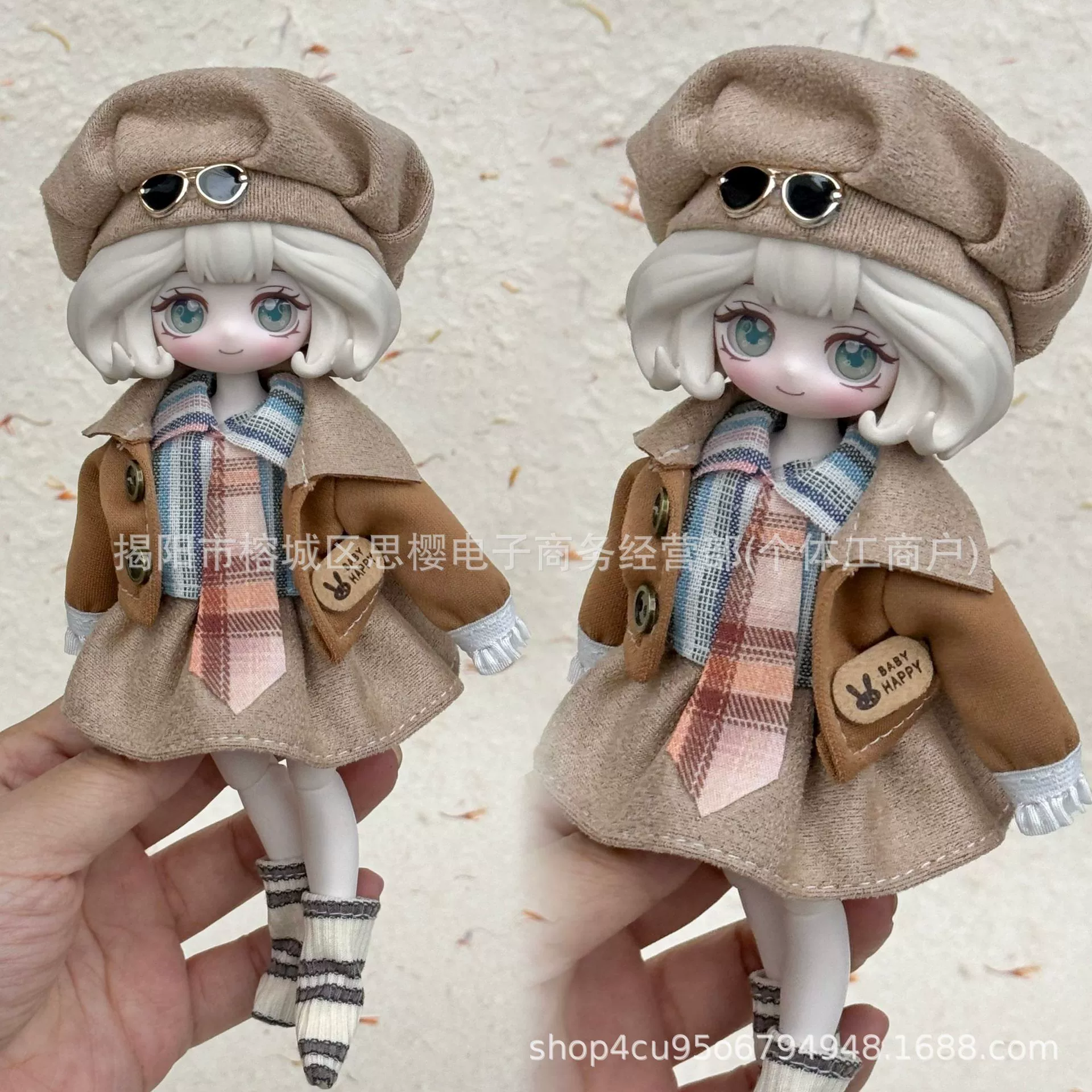 Набор одежды для куклы 8 очков bjd 12 очков ob11 11–17 см Ah Ti Bang Ni Tu Penny Beast Boy Clothes