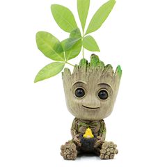 Manufacturer direct sale Galaxy Guardians Groot pot tree figure action figure Bird's nest Sitting small tree person