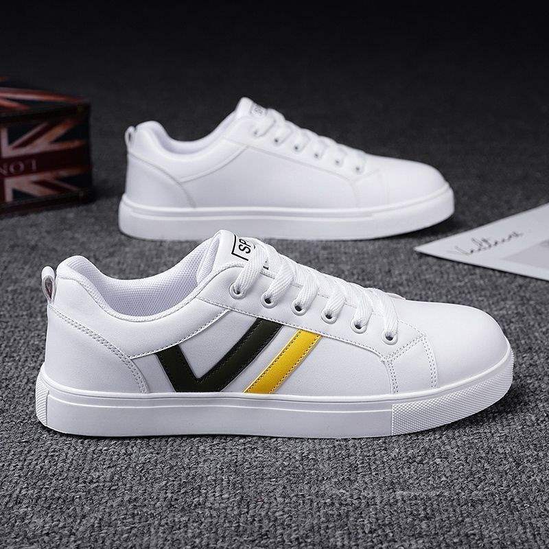 Zapatos de skate para hombres 2026 primavera nuevos zapatos de hombre nicho de zapatos de skate para hombres zapatos deportivos casuales pequeños zapatos blancos