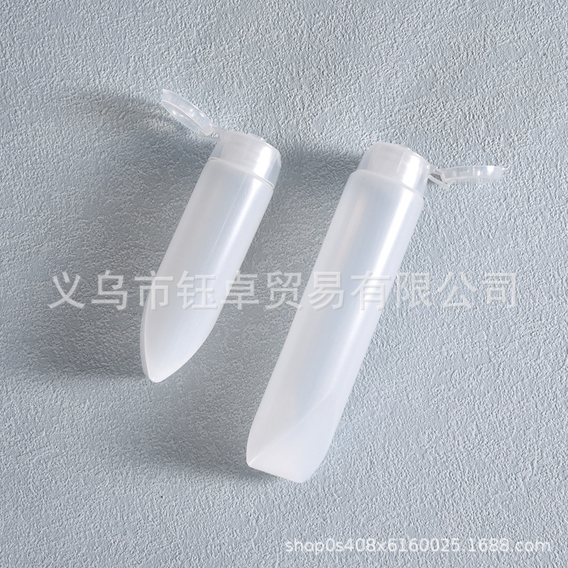 Manguera de PE botella de destapado 30ml 50ml limpiador facial cuidado de la piel cosméticos embalaje extrusión botella de loción de sub-embalaje