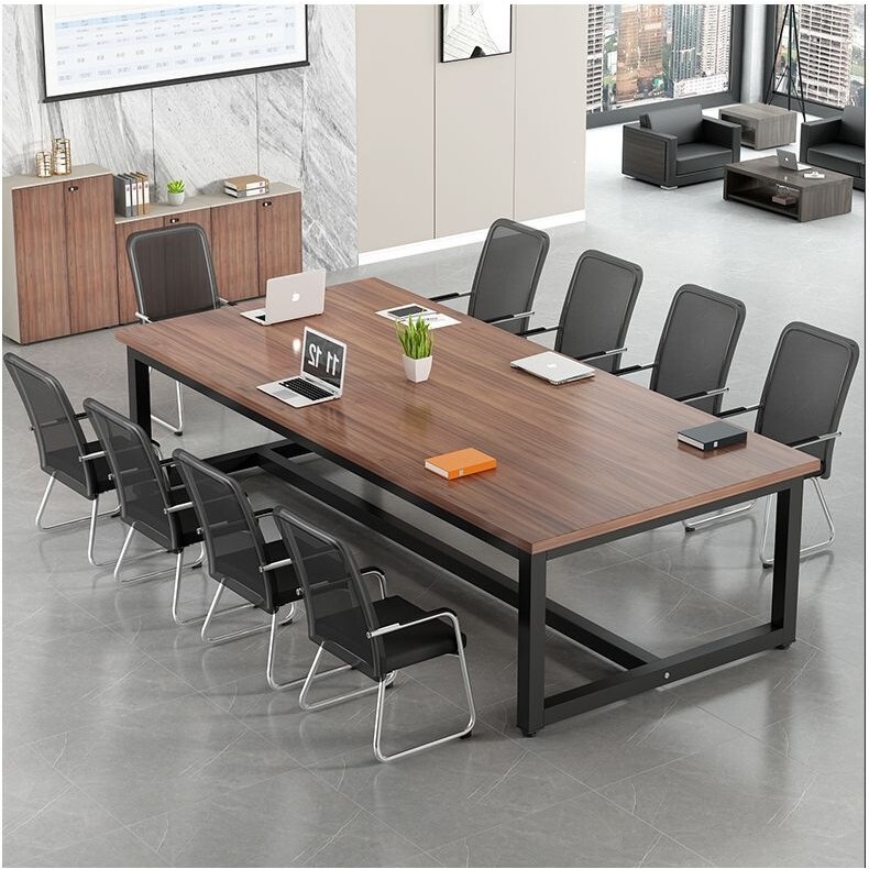 Conference table and chairs, long table, negotiation table and chair set, simple computer desk, multifunctional staff training workbench, training table Conference table and chairs, long table, negotiation table and chair set, simple computer desk, multifunctional staff training workbench, training table