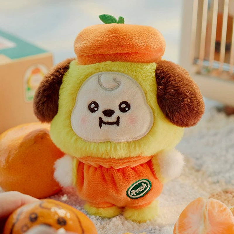 Мягкая игрушка (BT21) серия Orange Party, мини‑брелок или подвеска, разные персонажи
