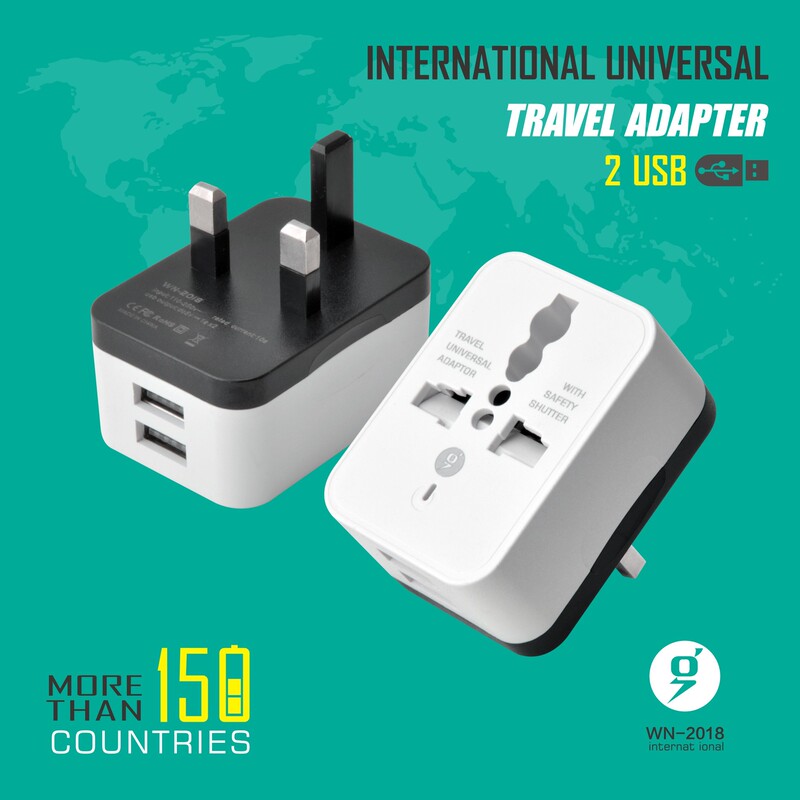 China conversion plug American standard European standard British Standard Universal Travel conversion socket dual USB 5V1000MA W