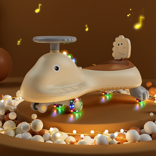 New children's twist car, yo-yo car, universal wheel, male and female baby, 1 to 3-6 years old, swinging Niu Niu car, one piece drop shipping