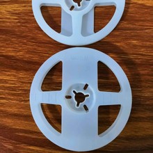 厂家直销 5寸卷盘直径130*10MM灯条灯带载带环保塑胶塑料白色卷盘