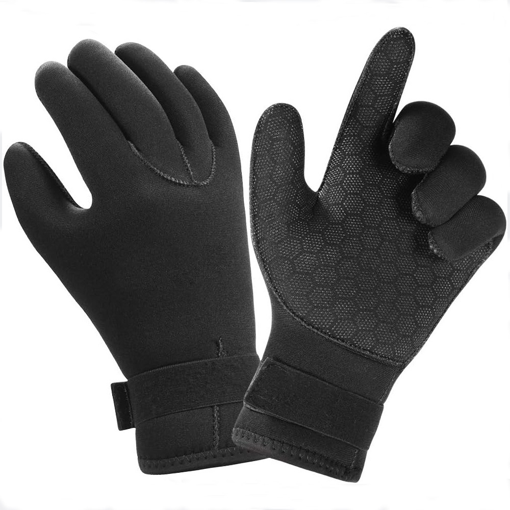 Cross-border best-selling diving gloves, non-slip, for fishing, scuba diving, snorkeling, surfing, and other water sports; made of neoprene