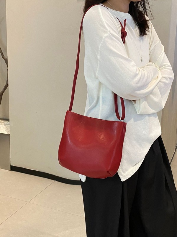 水晶植鞣牛皮女士包跨境单肩时尚通勤贝壳包腋下真皮软袋小包简约|undefined