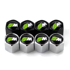 Cross-border car product tire valve cap metal modified M standard valve cap general car tire valve cap