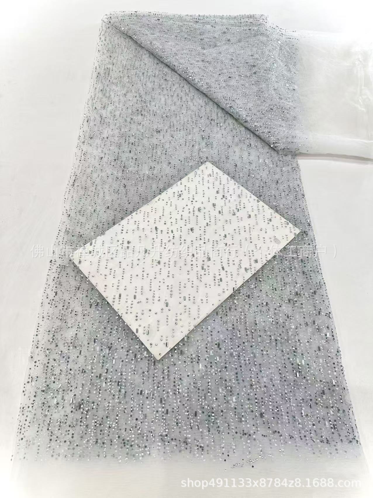 Tejido de diamante caliente tela de malla de diamante imitación tela de malla de diamante australiana ropa de moda de mujer ropa de moda bolsa accesorios tela