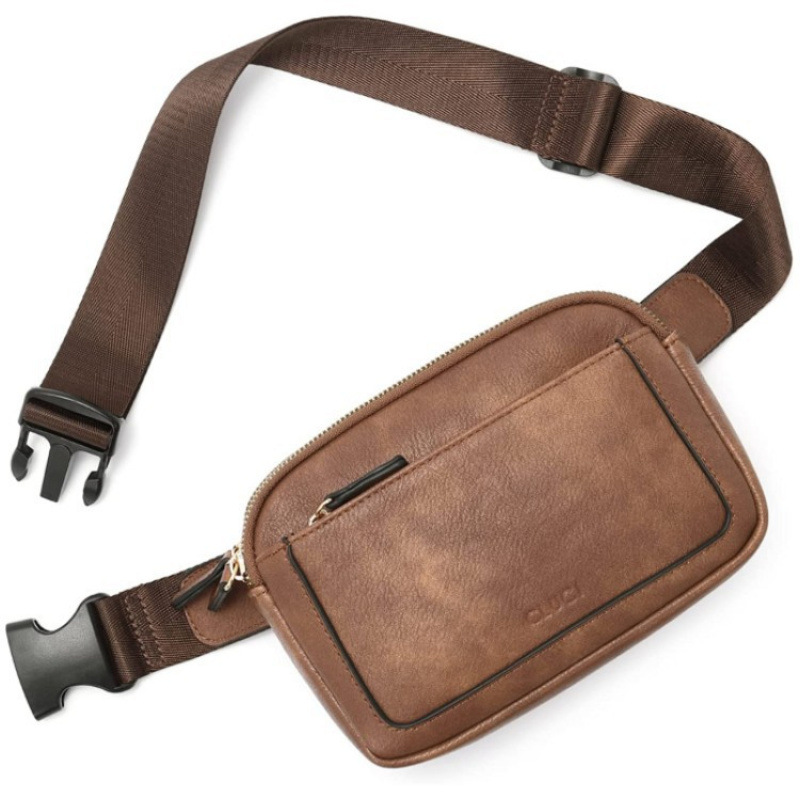 Bolsos de cinturón en stock mini omnipresente bolso de cinturón bolso de cinturón ajustable correa de hombro bolso de cinturón de mujer de cuero artificial
