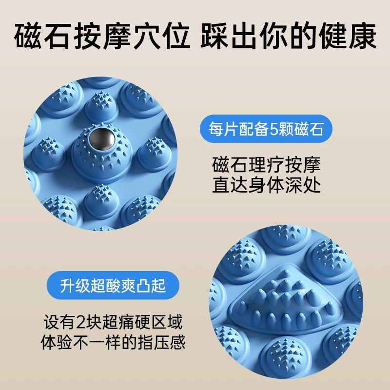 Подушечка для массажа стоп, пальцы Polyplanium, подложка для ног валида плеч меридиан ультра-медленная ходьба, мягкие силиконовые коллагеновые подошвы стоп