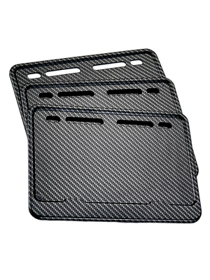 Carbon Fiber Pattern License Plate Frame: Nömrə qabı