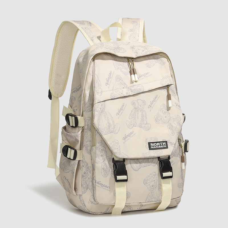 Bolsas escolares para estudiantes de moda del campus japonés pequeño y fresco, mochilas de moda de gran capacidad, mochilas de viaje de ocio, bolsos de mujer